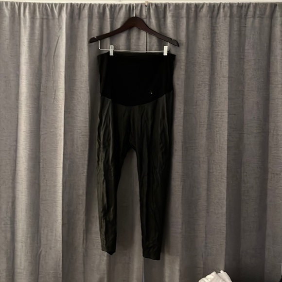 Pants - Maternity leather pants
